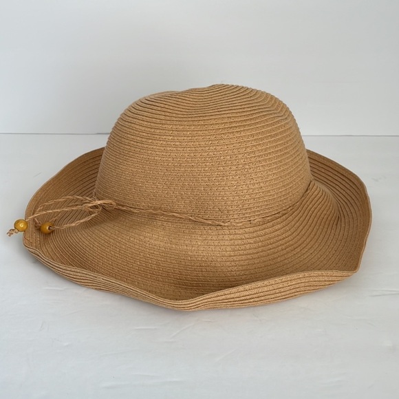 August Hat Company Adjustable Straw Hat Tan - Picture 4 of 7
